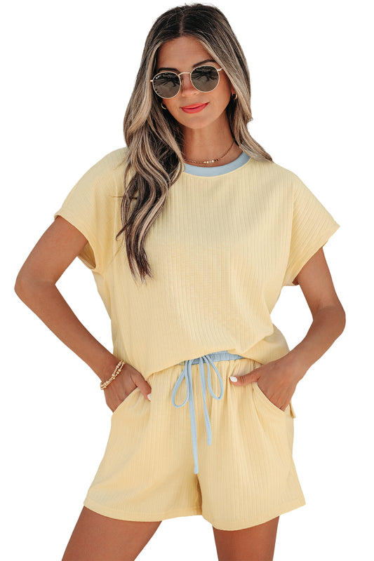 The Stay Awhile Ribbed Set