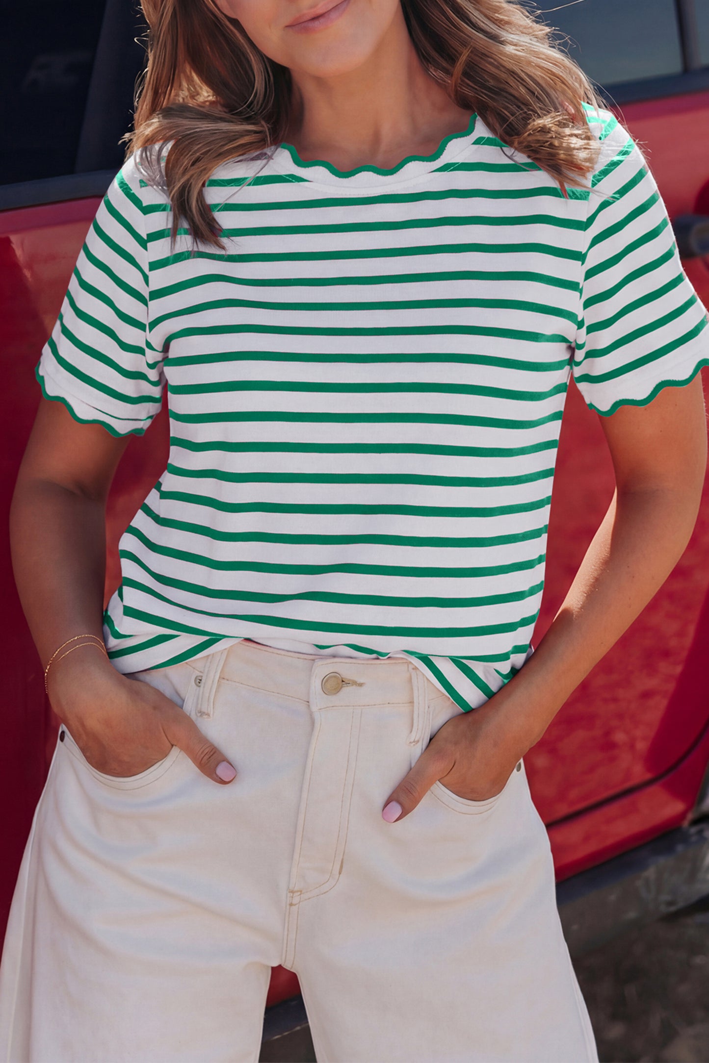 The Everyday Scalloped Top
