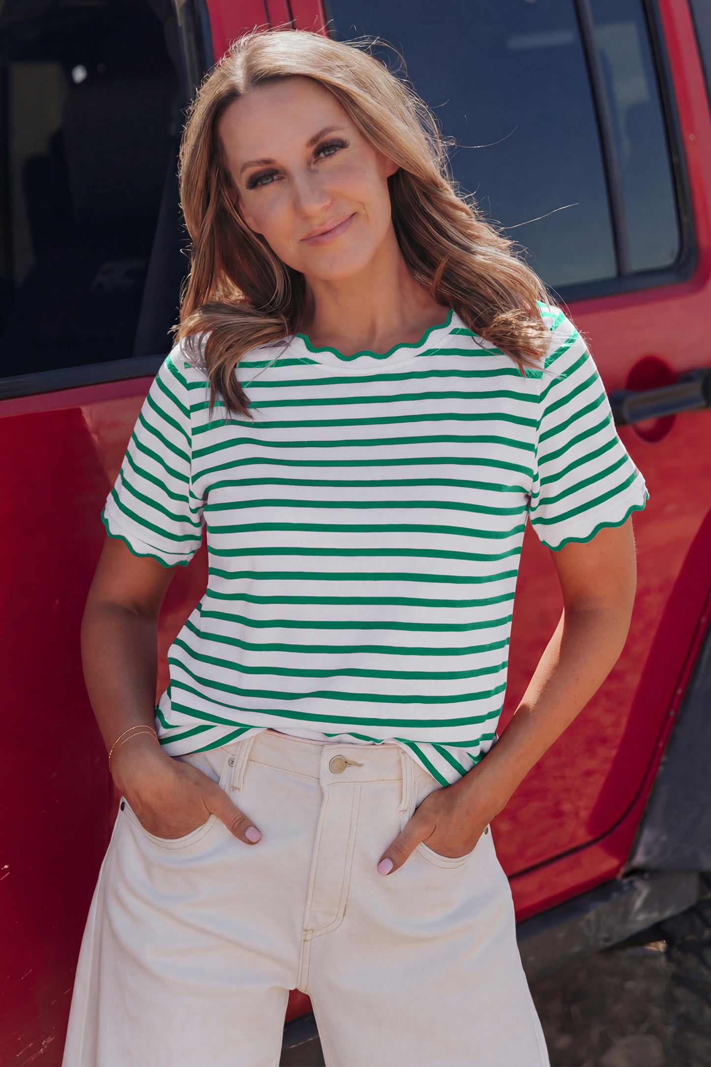 The Everyday Scalloped Top
