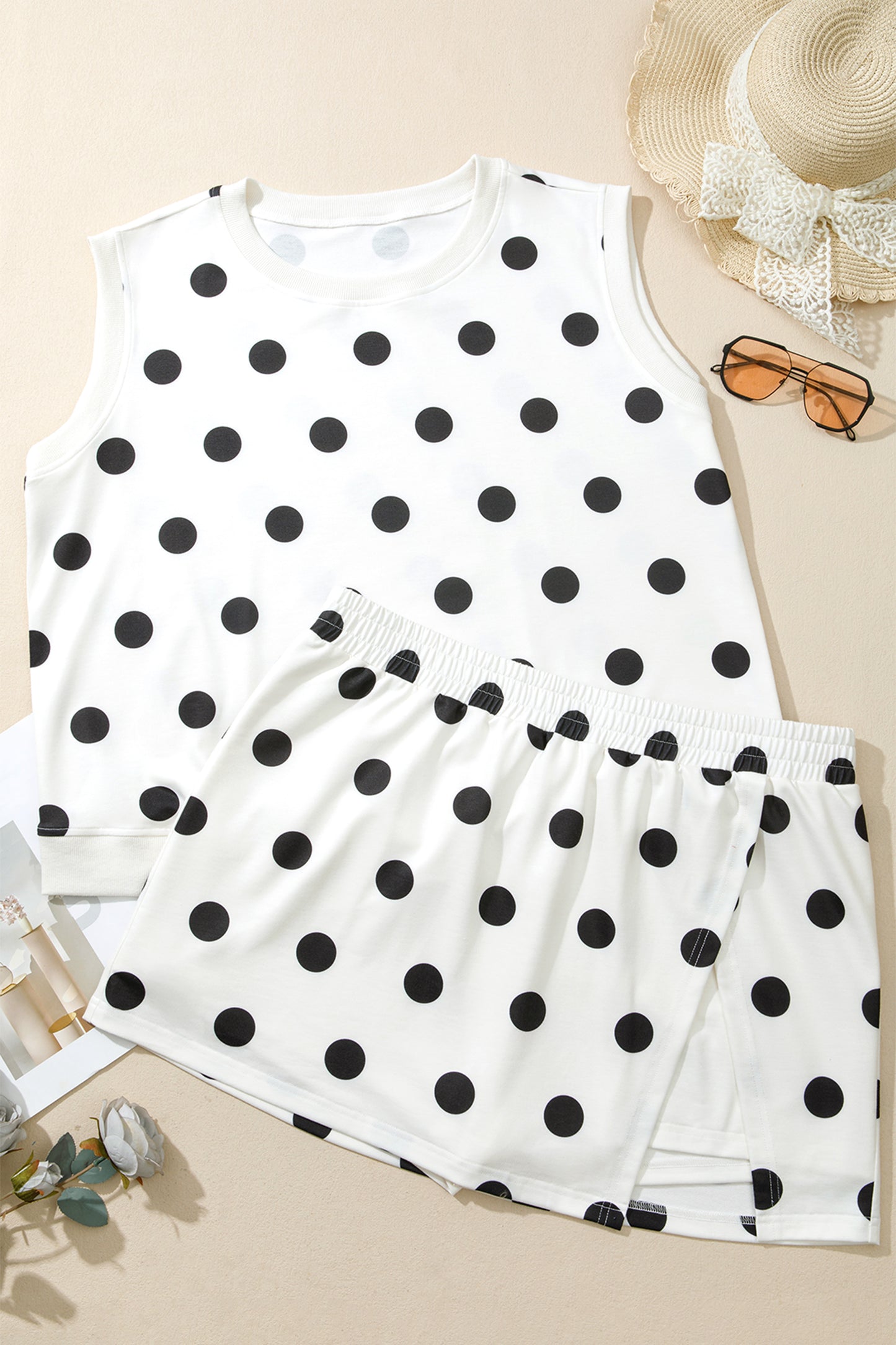 The Dot About You Skort Set- PLUS