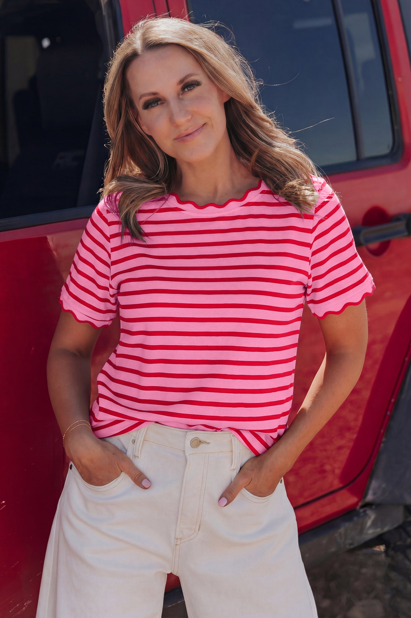 The Everyday Scalloped Top