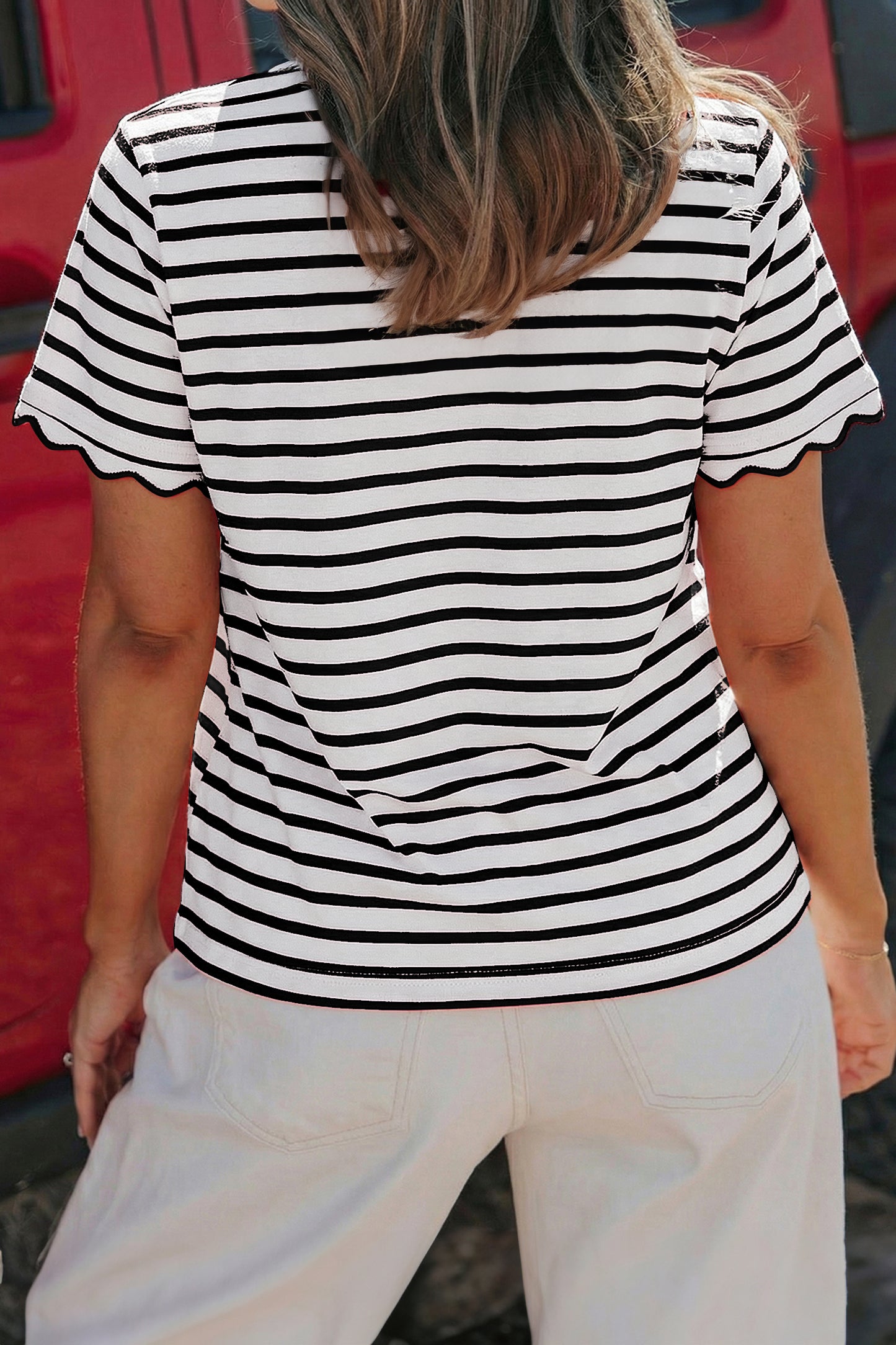 The Everyday Scalloped Top