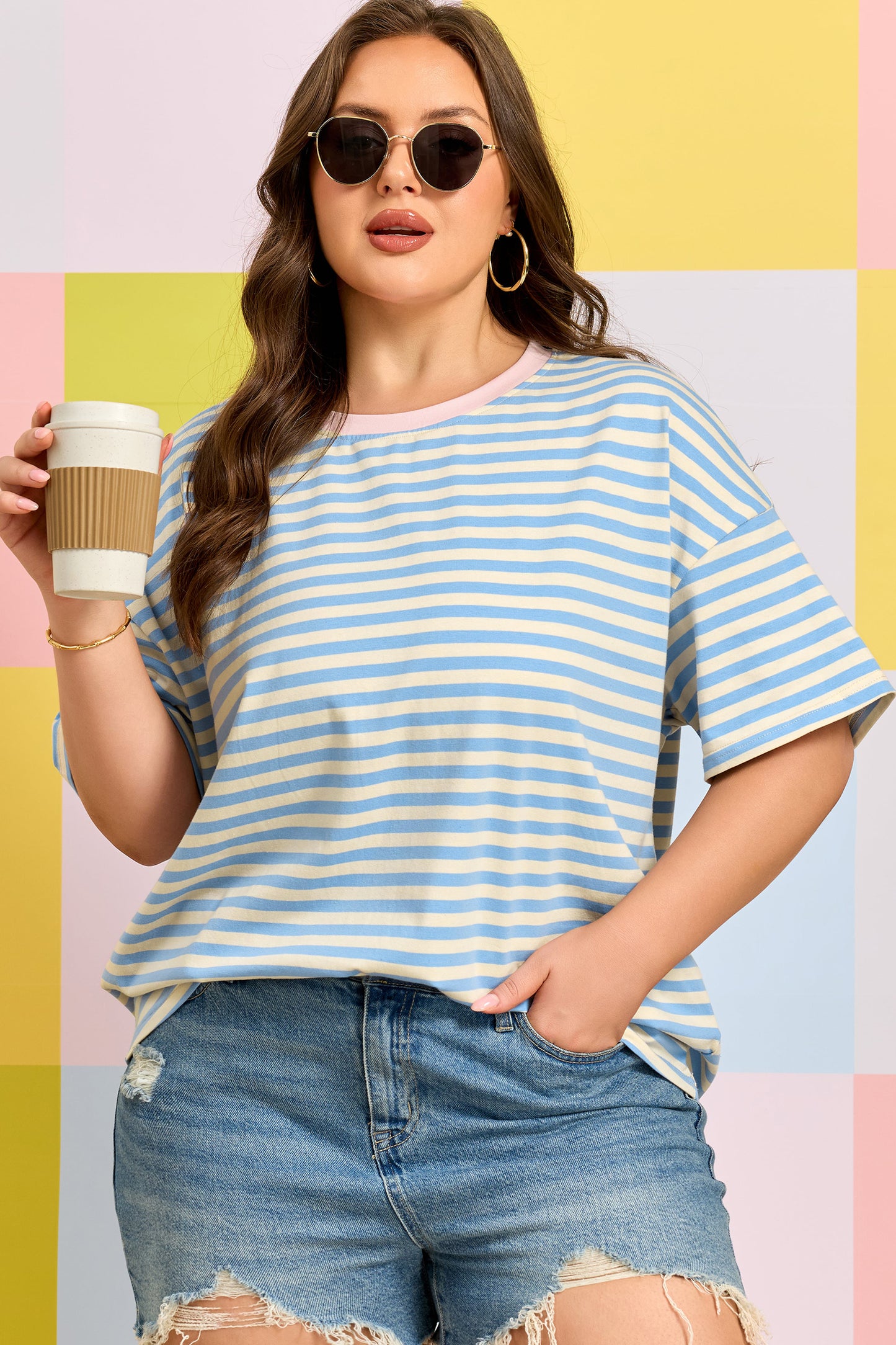 The Blue Skies Stripe Tee