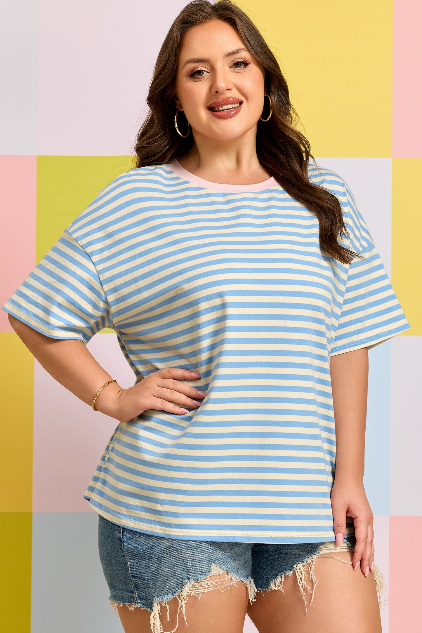 The Blue Skies Stripe Tee