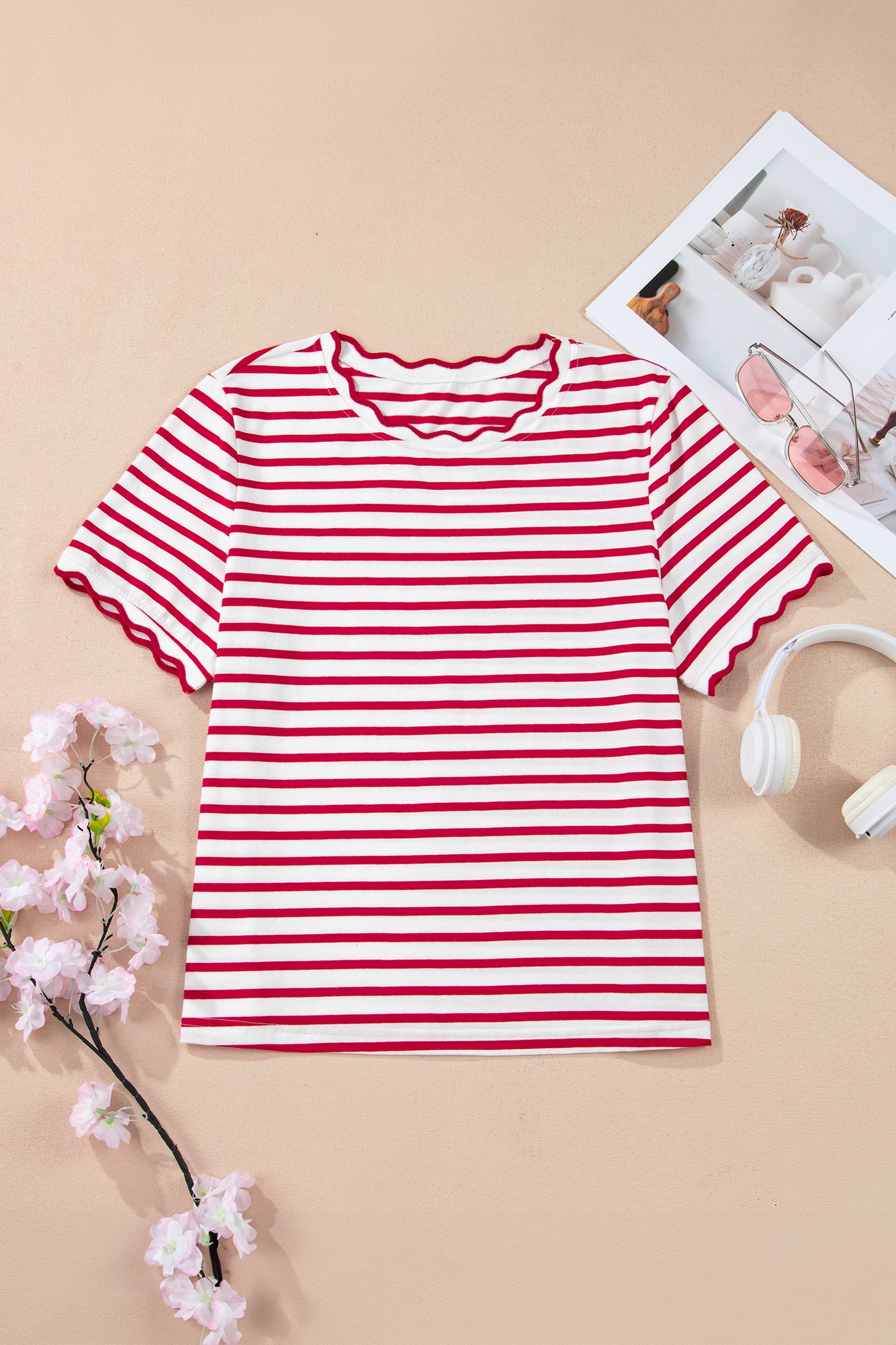 The Everyday Scalloped Top