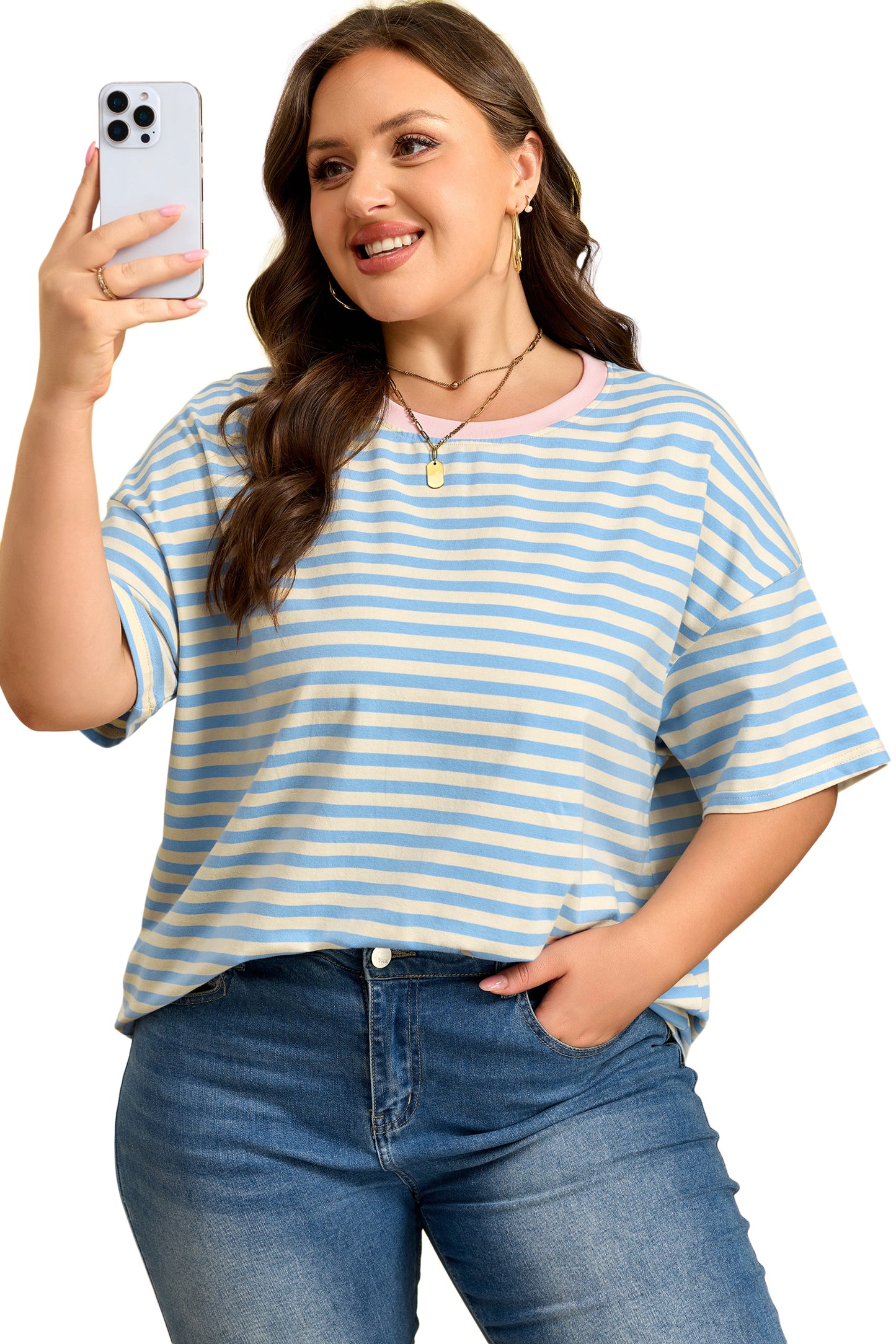 The Blue Skies Stripe Tee
