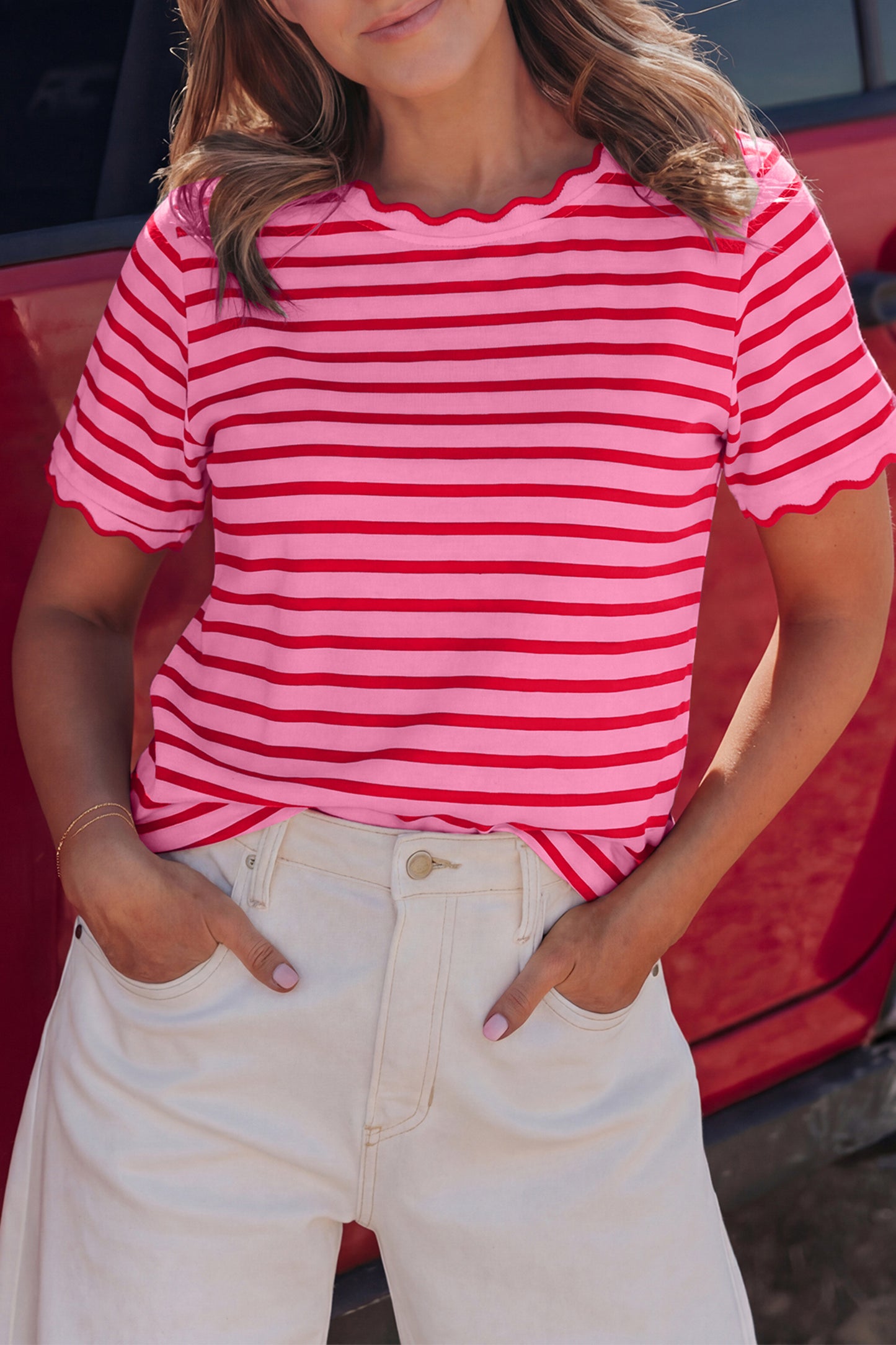 The Everyday Scalloped Top