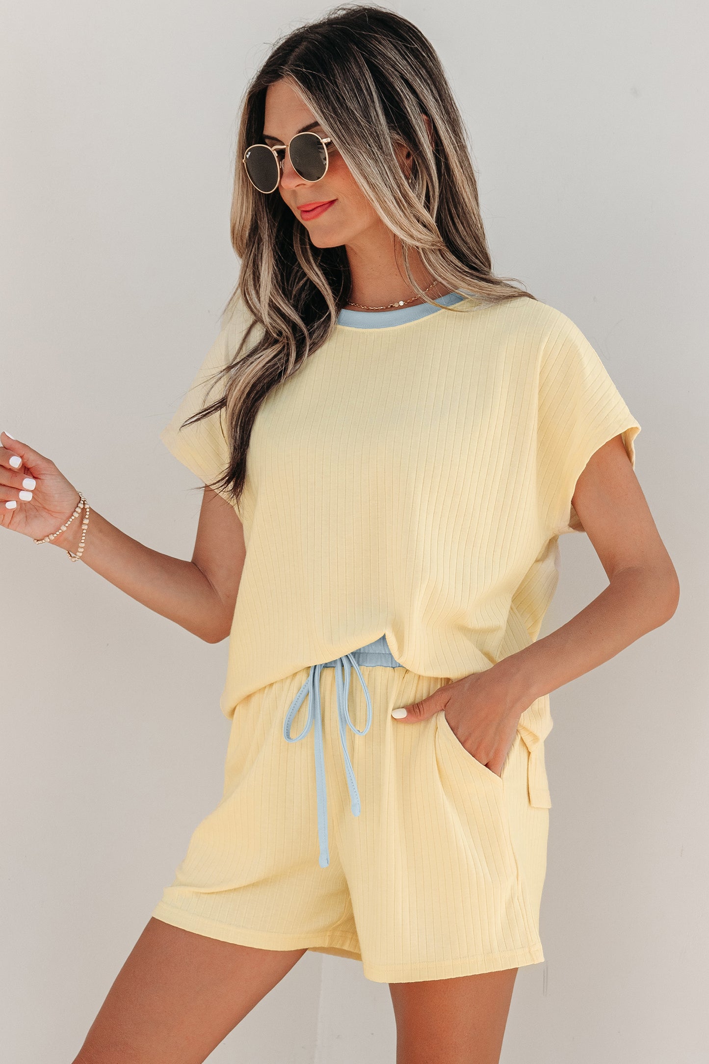 The Stay Awhile Ribbed Set