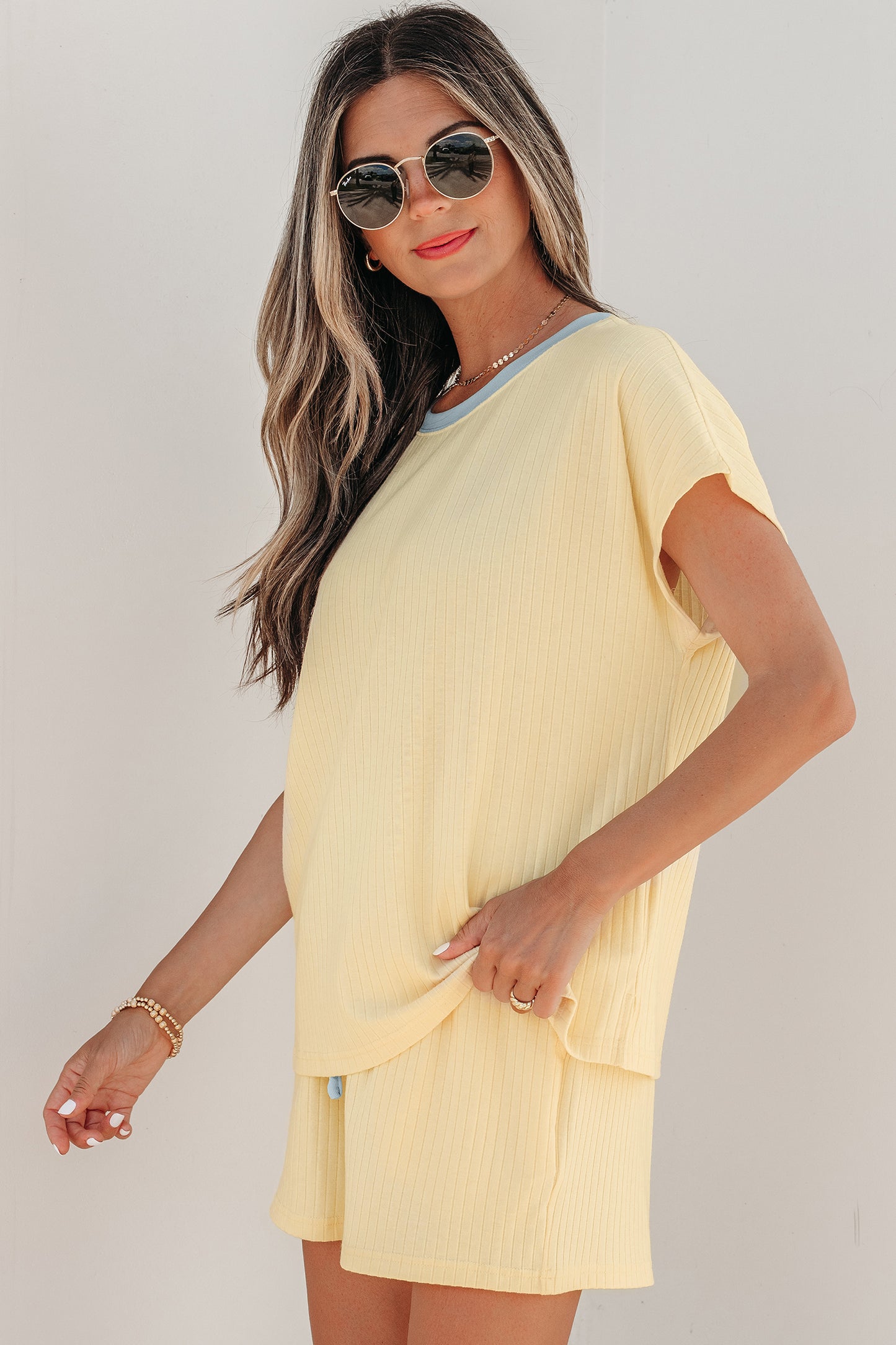 The Stay Awhile Ribbed Set