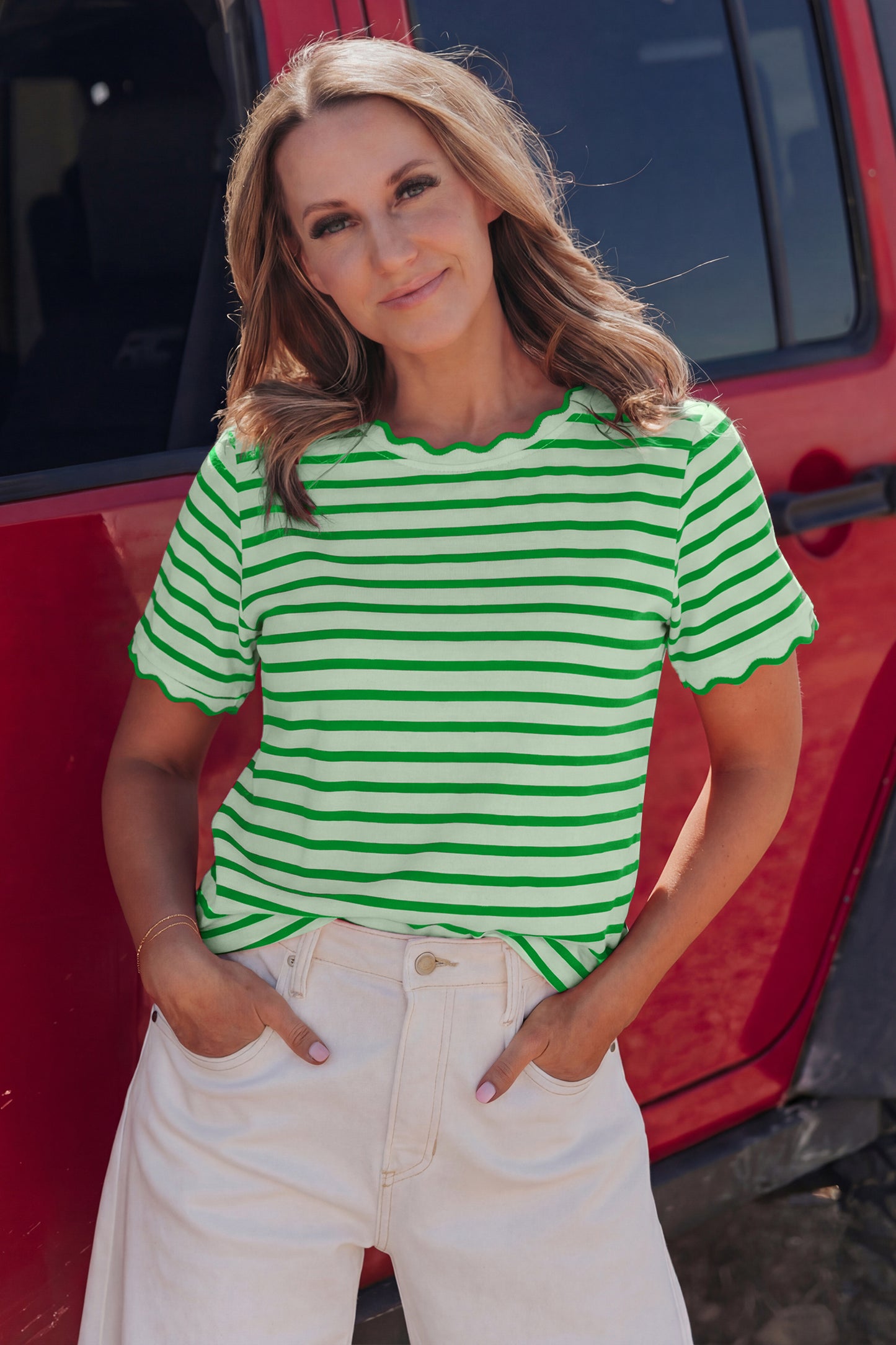 The Everyday Scalloped Top