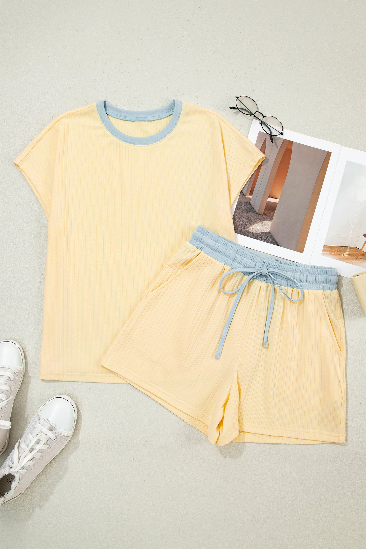 The Stay Awhile Ribbed Set