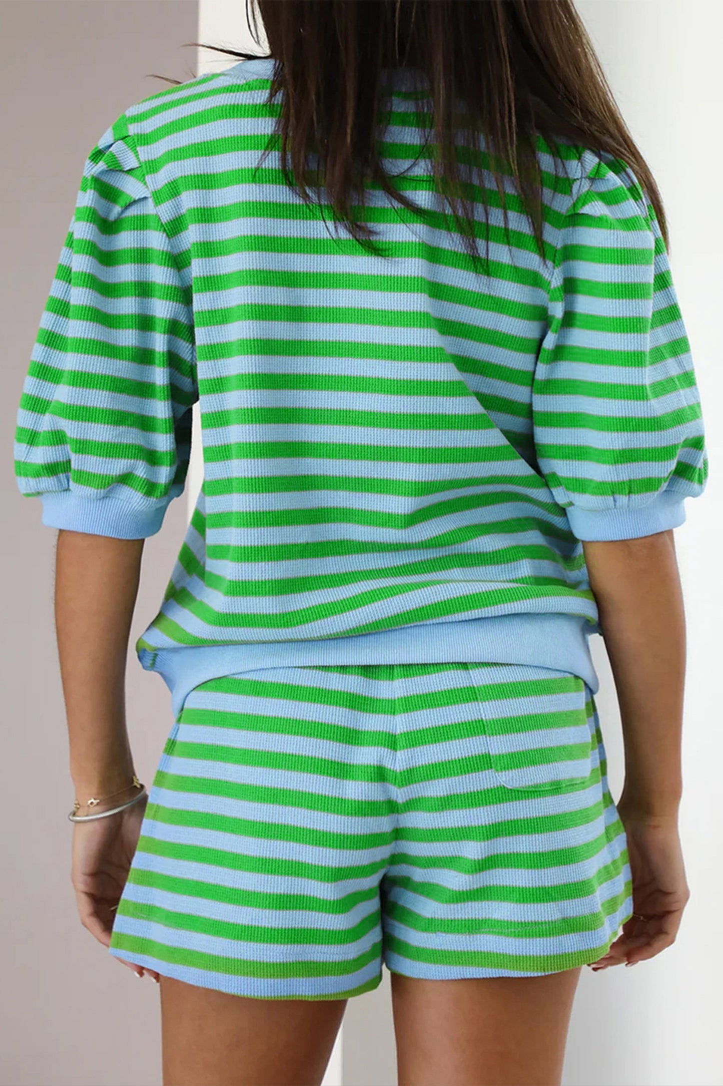 The Savannah Striped Lounge Set- PLUS