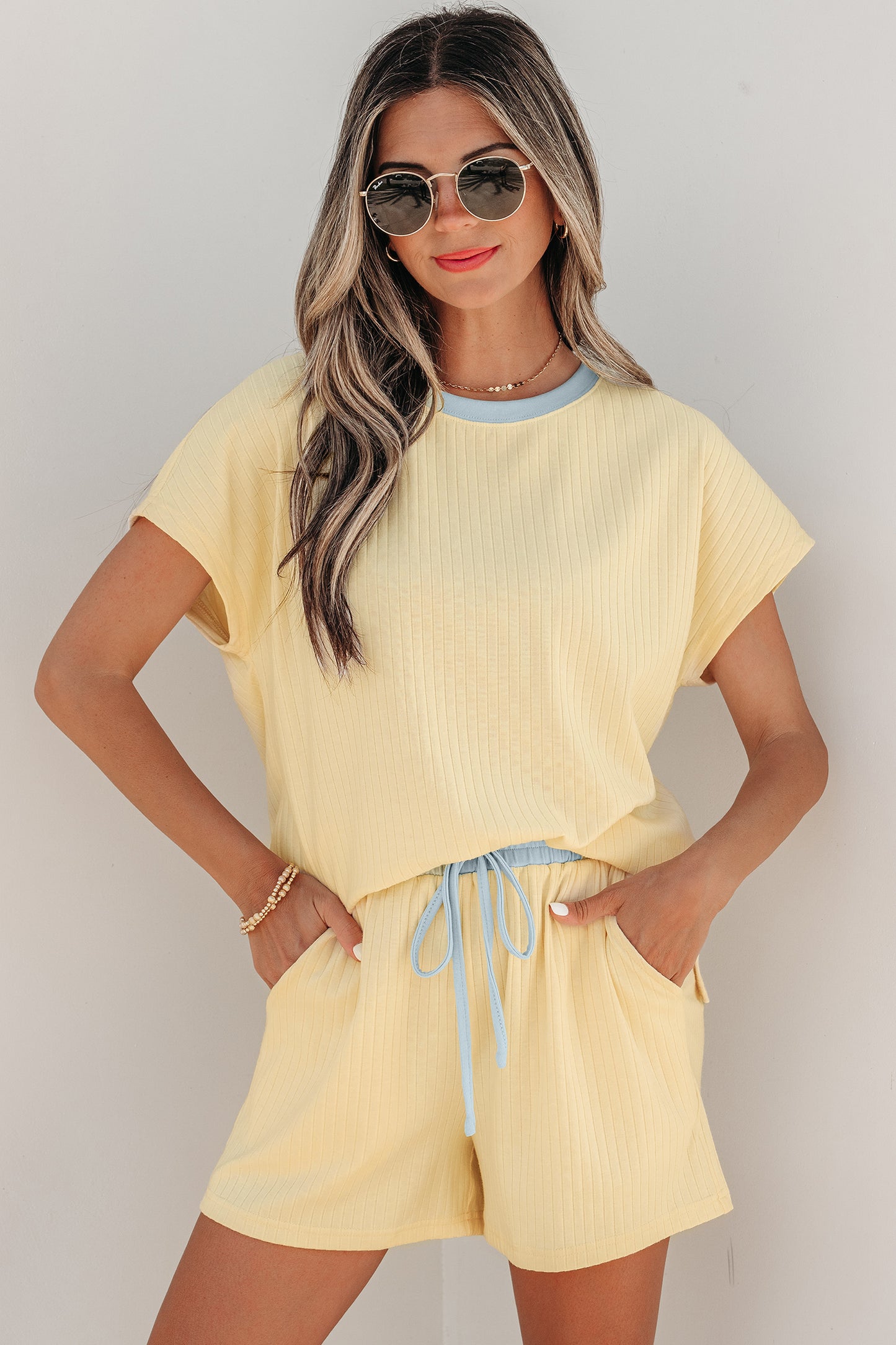 The Stay Awhile Ribbed Set