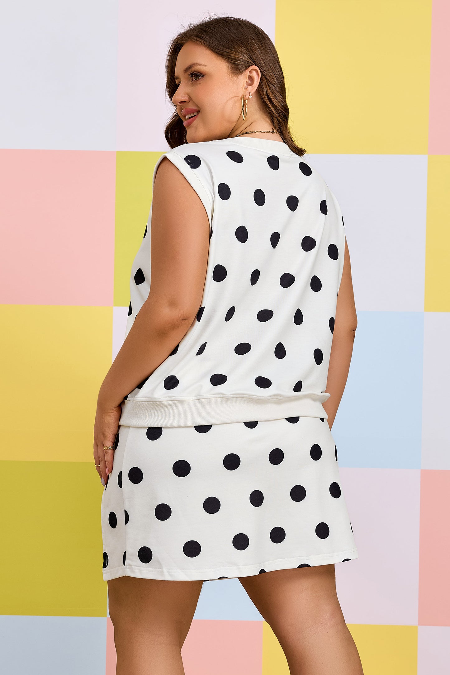 The Dot About You Skort Set- PLUS