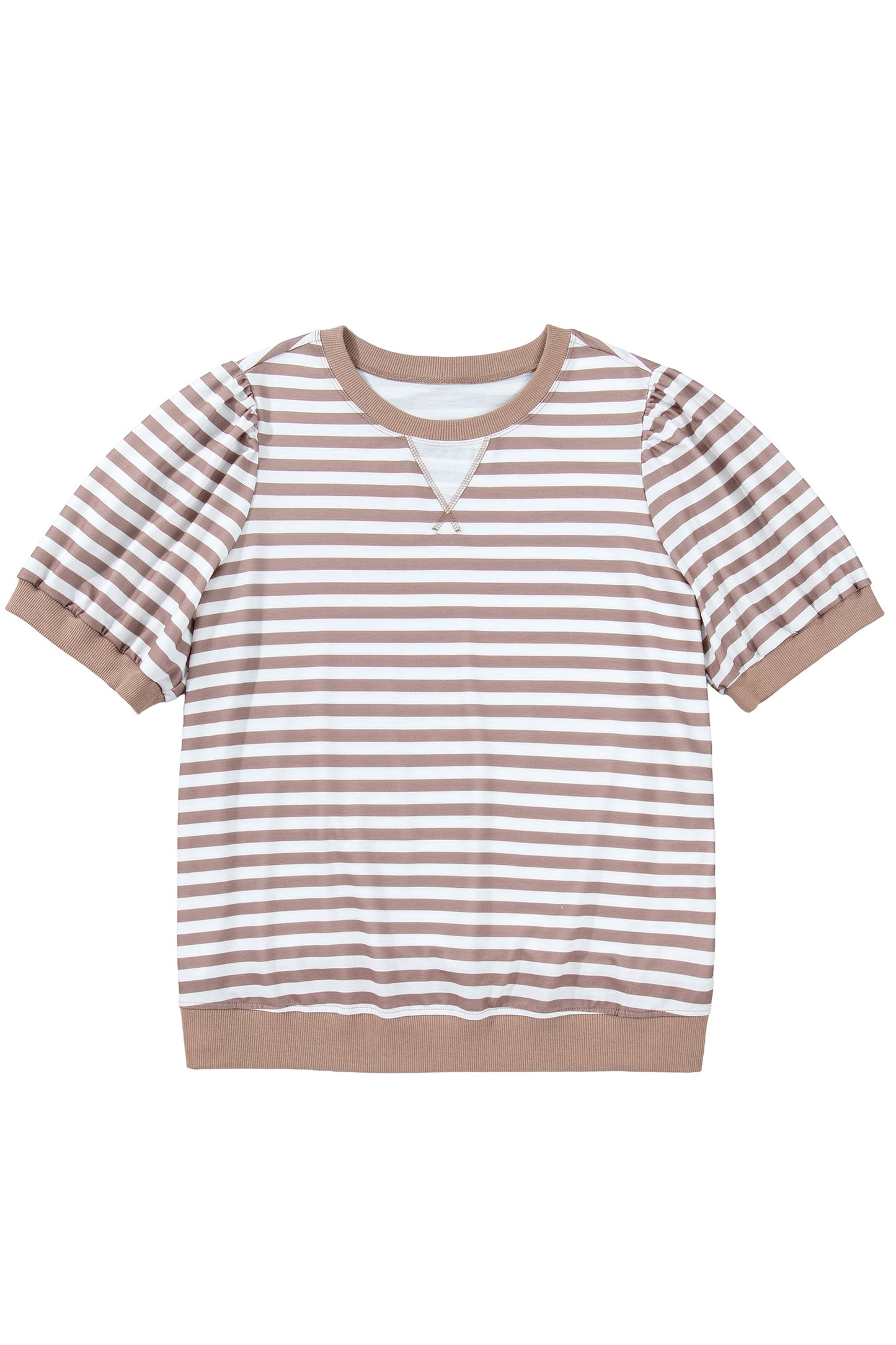 The Clementine Stripe Tee- PLUS