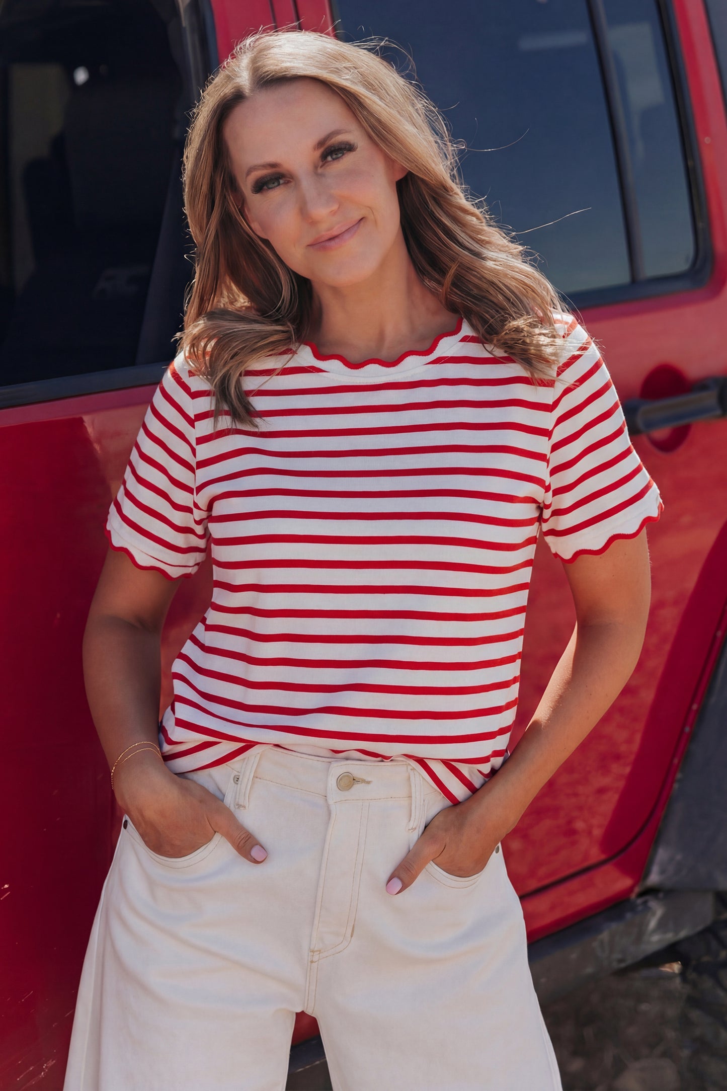 The Everyday Scalloped Top