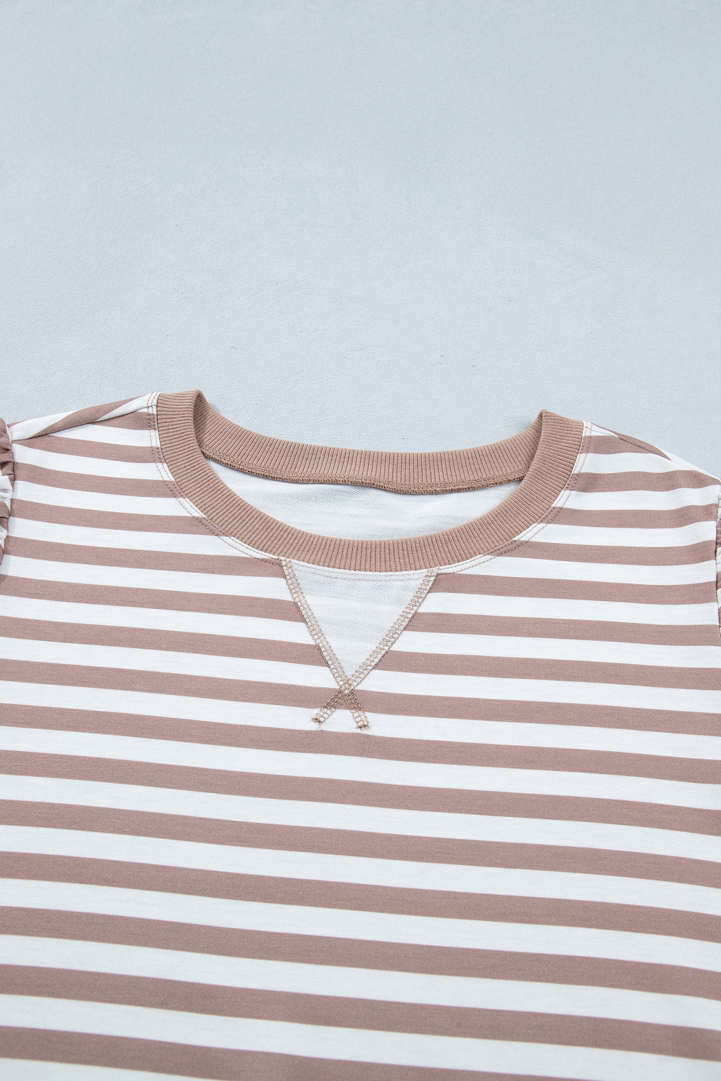 The Clementine Stripe Tee- PLUS