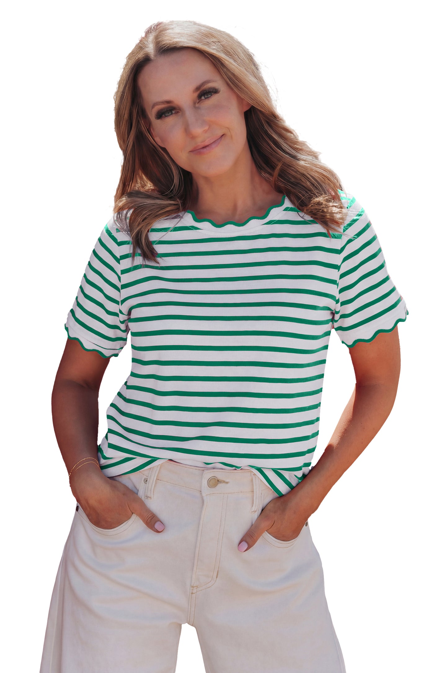 The Everyday Scalloped Top