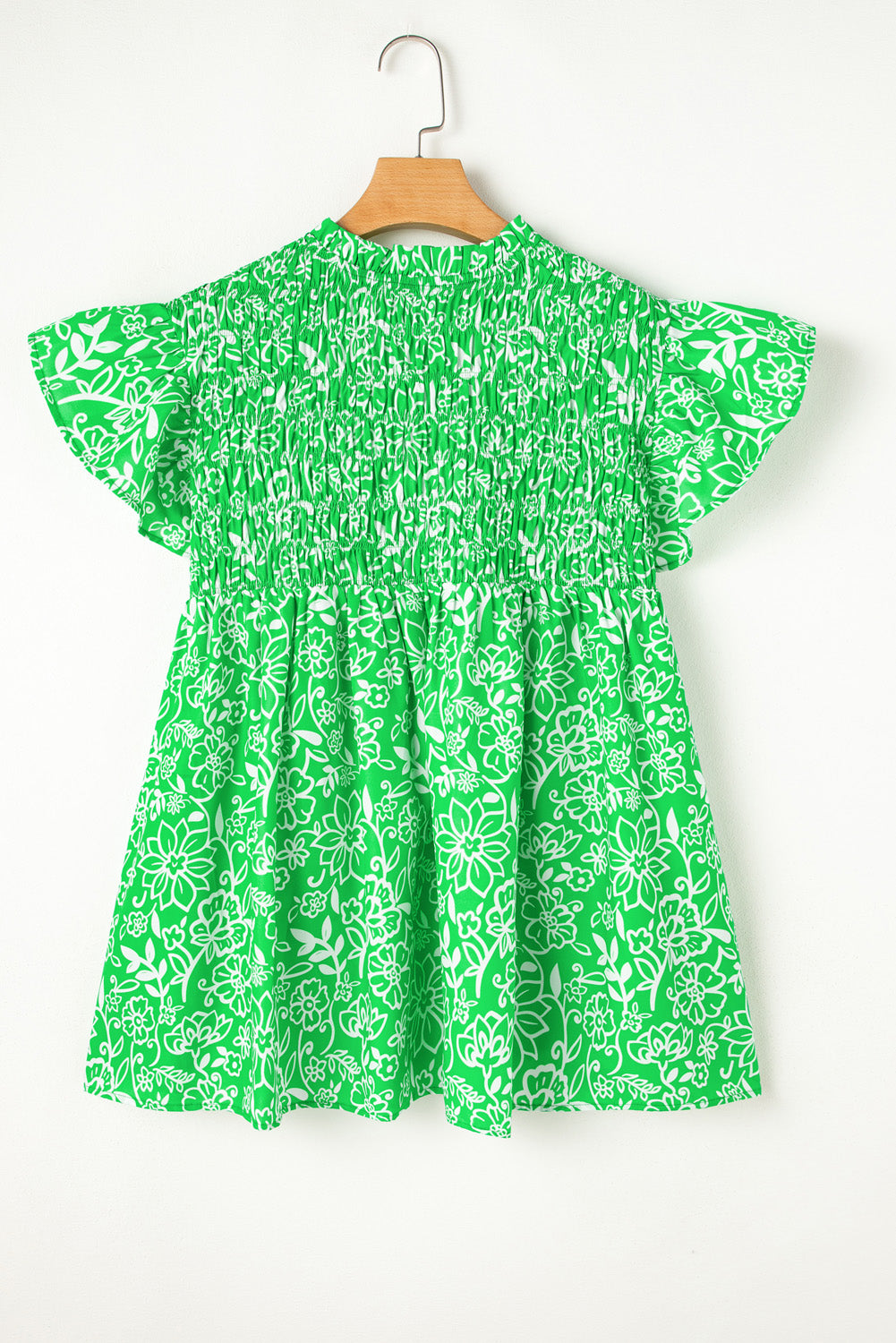 Willow Bloom Smocked Boho Blouse- PLUS