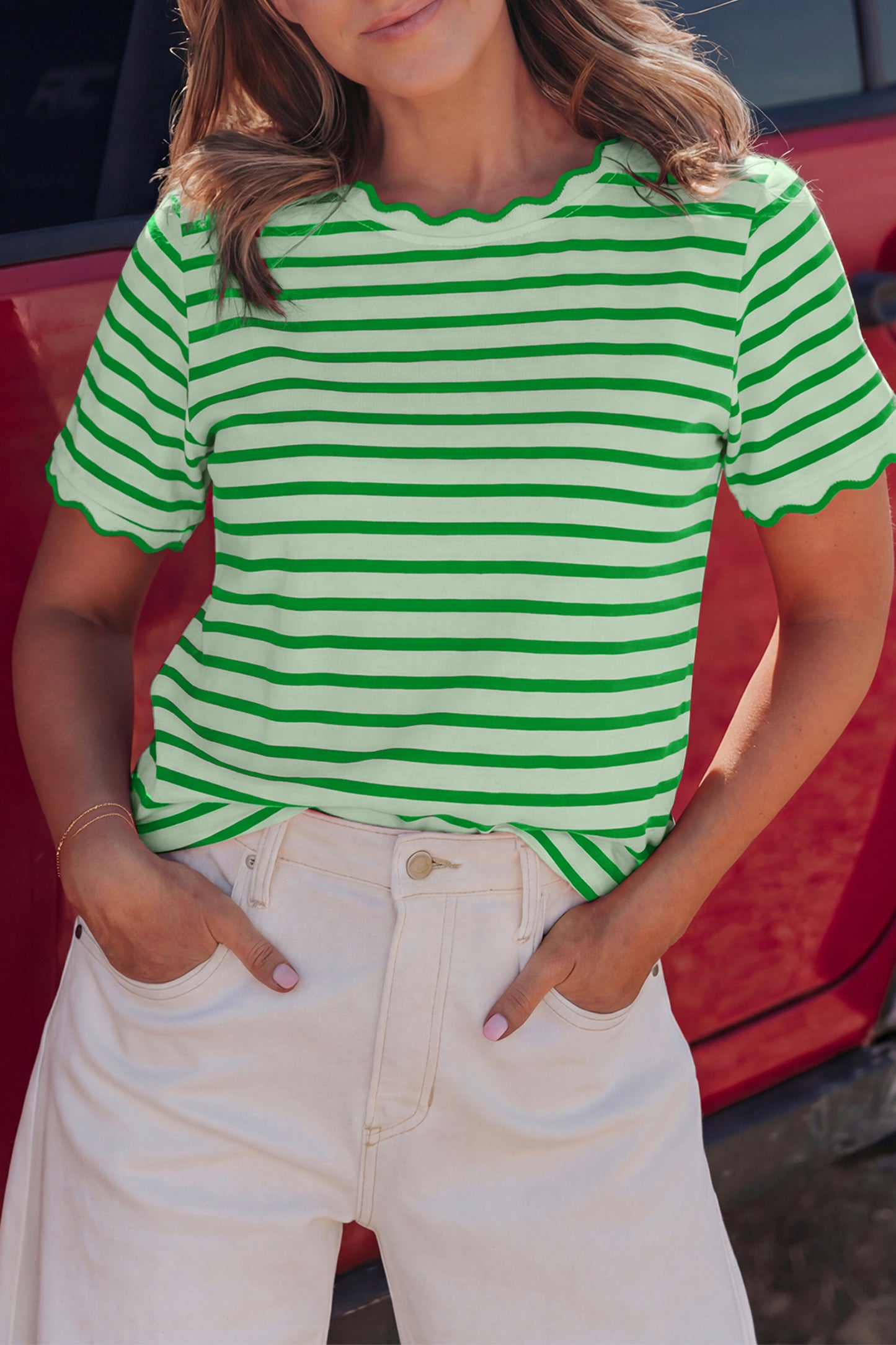 The Everyday Scalloped Top